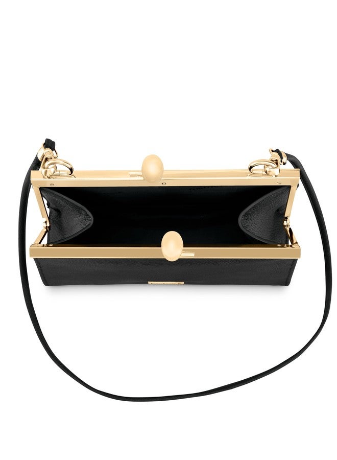fastrack Black Party Sling Bag for Women | Faux Leather Crossbody with Detachable Strap & Sleek Hardware | Compact & Stylish Evening Bag for Parties, Dinners & Nights Out - Image 3
